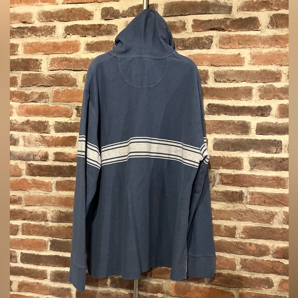 NWT American Eagle Blue Bonfire Fleece Baja Hoodie - Picture 6 of 16